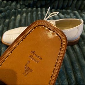 Mens David Eden Genuine Ostrich Shoes